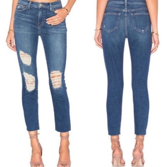 L’Agence Jeans  Marcelle slim, high-rise, distressed size 27 EUC - Picture 1 of 9